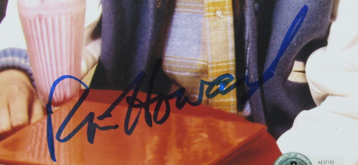 Happy Days Cast Signed (4) 11x14 Photo Howard/Winkler/Most/Williams BAS 201042