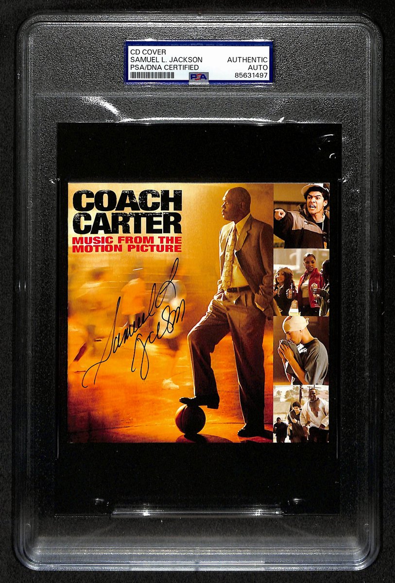 Samuel L. Jackson Actor Signed/Autographed CD Cover Coach Carter PSA/DNA 201458