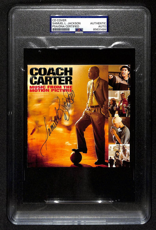 Samuel L. Jackson Actor Signed/Autographed CD Cover Coach Carter PSA/DNA 201460