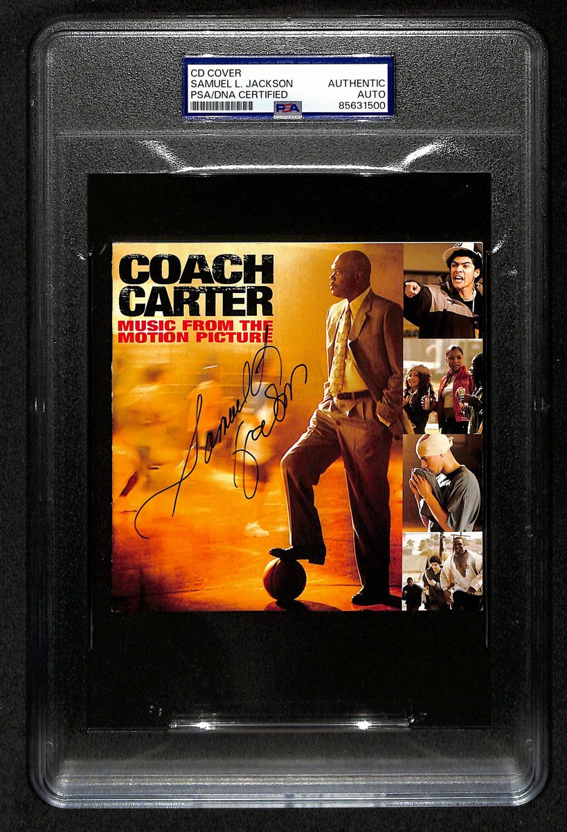 Samuel L. Jackson Actor Signed/Autographed CD Cover Coach Carter PSA/DNA 201461