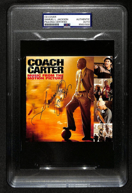 Samuel L. Jackson Actor Signed/Autographed CD Cover Coach Carter PSA/DNA 201461