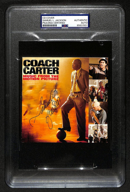 Samuel L. Jackson Actor Signed/Autographed CD Cover Coach Carter PSA/DNA 201462