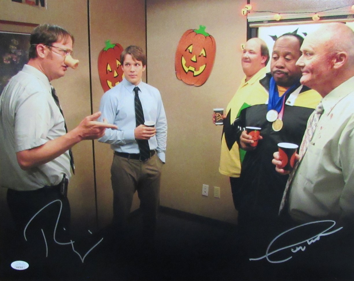 Rainn Wilson/Creed Bratton Dual-Autographed 16x20 Photo "The Office" JSA 201588