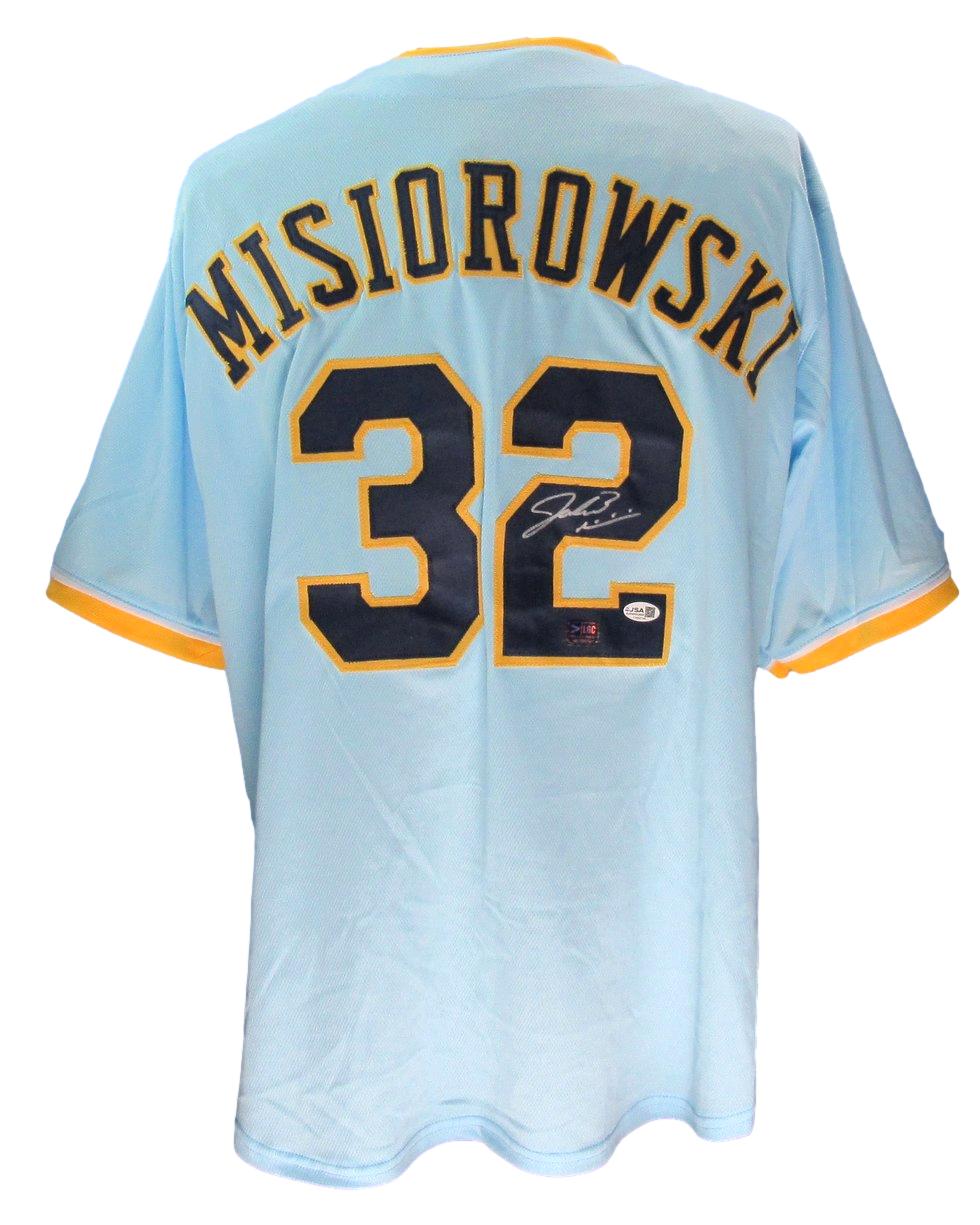 Jacob Misiorowski Brewers Signed/Autographed Custom Baseball Jersey JSA 201095