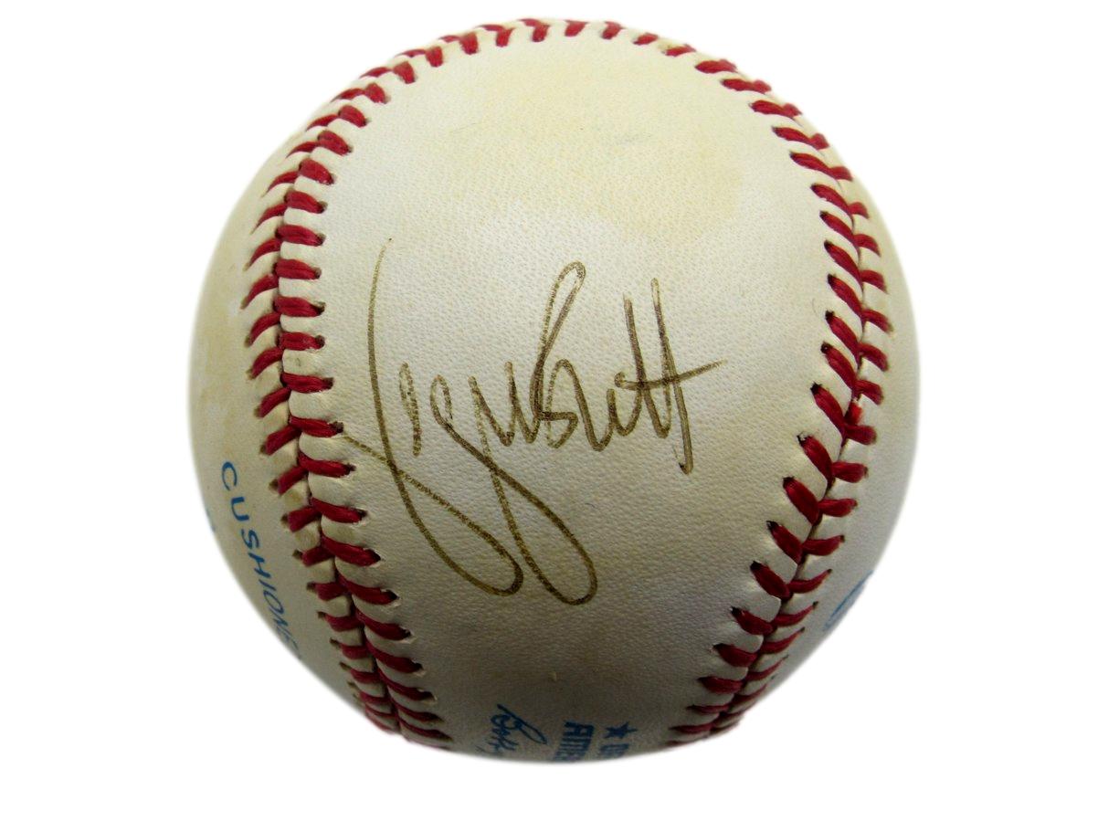 George Brett HOF Signed/Autographed OAL Baseball Kansas City Royals JSA 198470