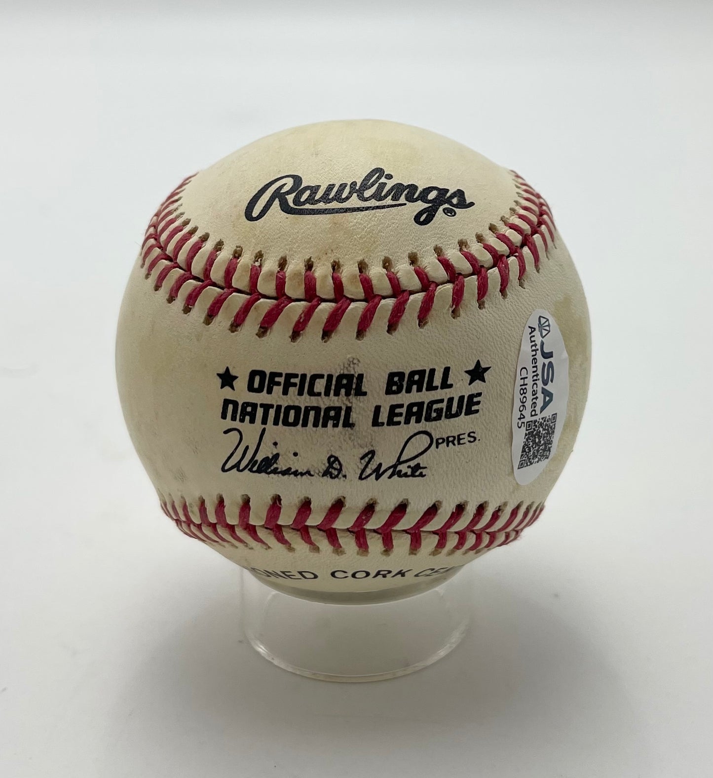 Fergie Jenkins HOF Signed/Inscribed ONL Baseball Chicago Cubs JSA 201062