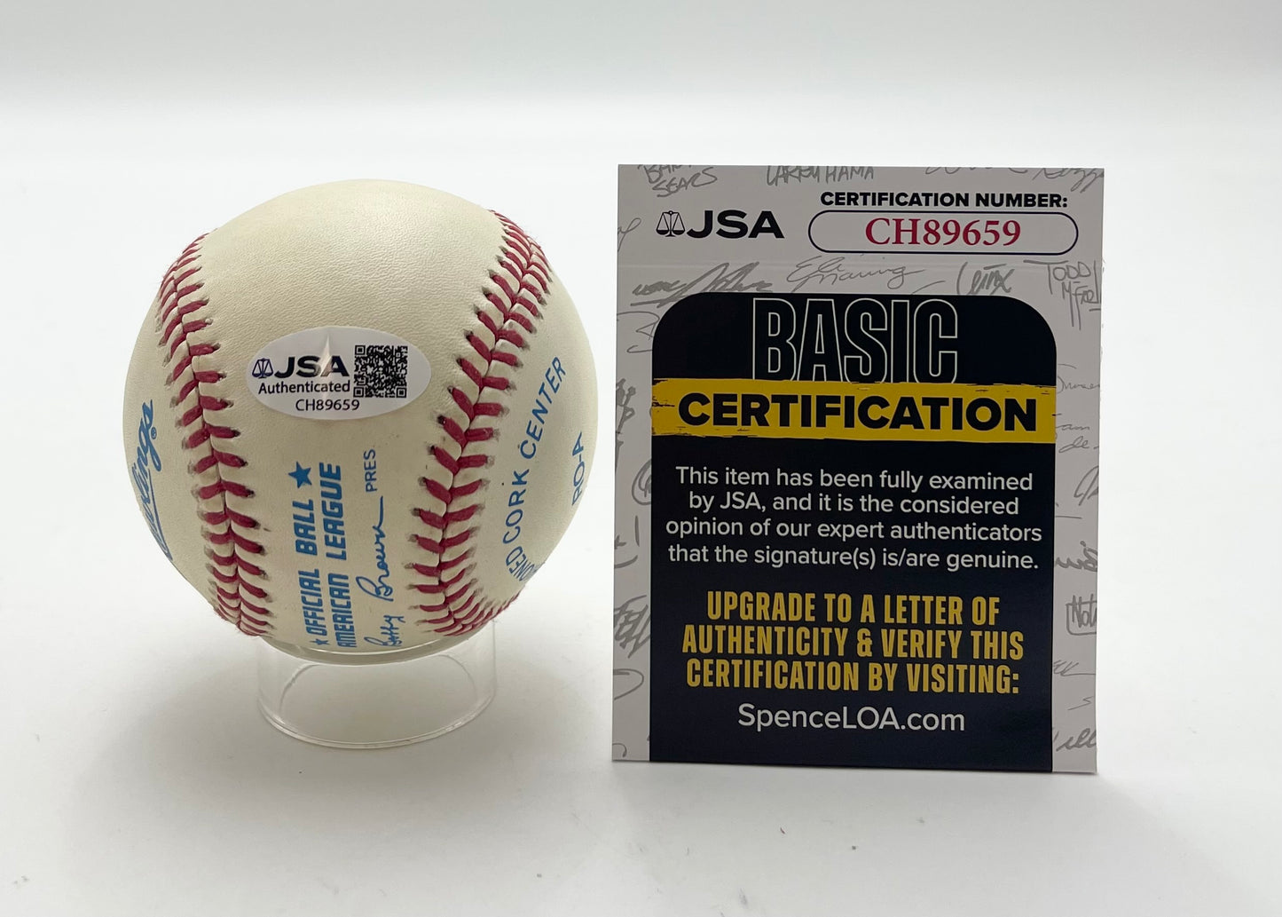 Hal Newhouser HOF Signed/Autographed OAL Baseball Detroit Tigers JSA 201066