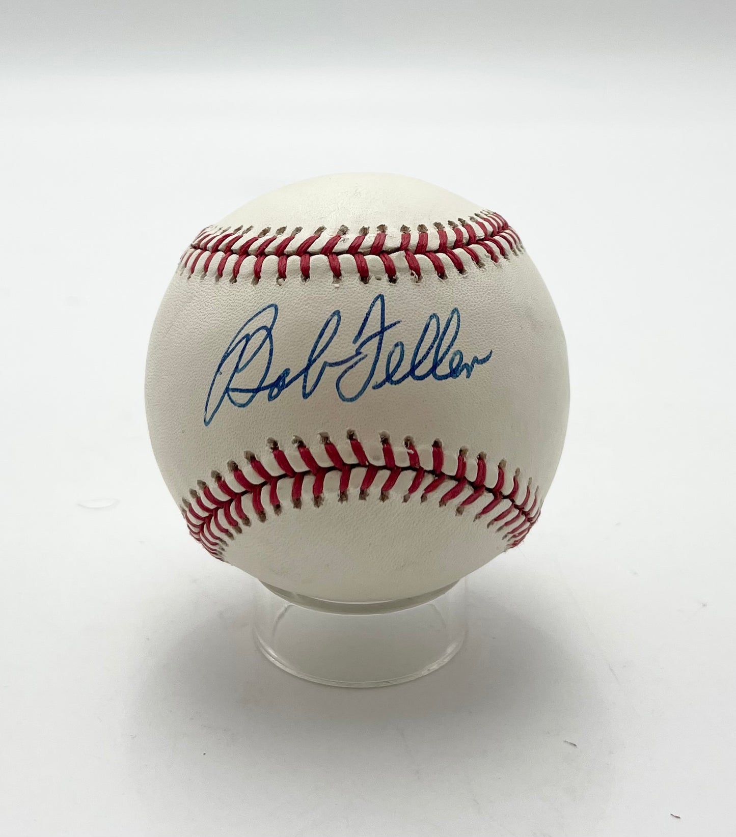 Bob Feller HOF Signed/Autographed OAL Baseball Cleveland Indians JSA 201078