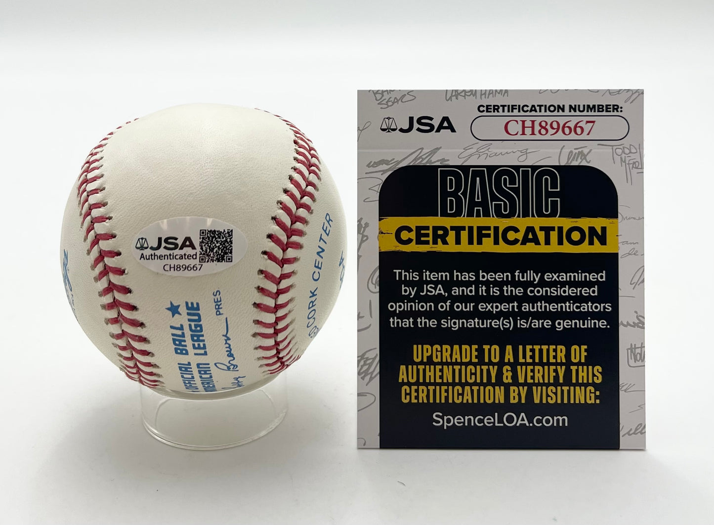 Bob Feller HOF Signed/Autographed OAL Baseball Cleveland Indians JSA 201078