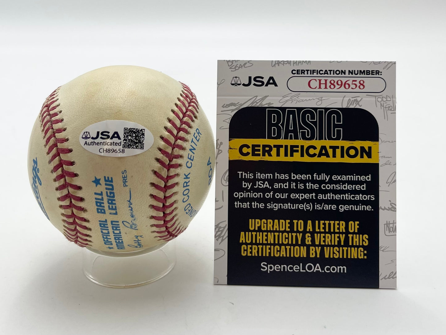 Hal Newhouser HOF Signed/Autographed OAL Baseball Detroit Tigers JSA 201069