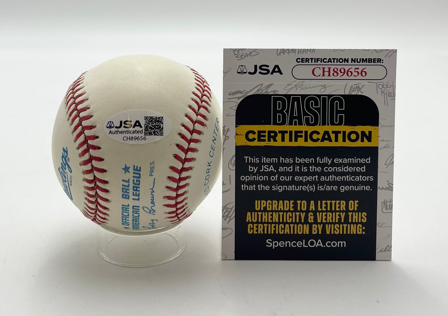 Bob Lemon HOF Signed/Autographed OAL Baseball Cleveland Indians JSA 201075