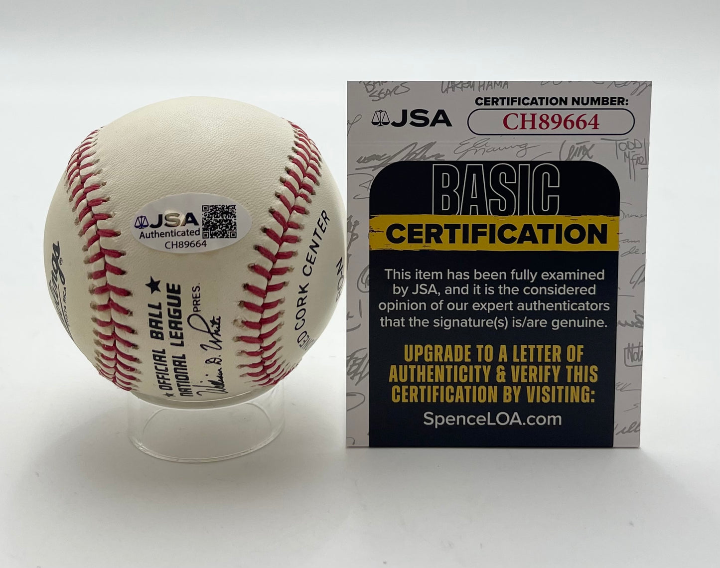 Robin Roberts HOF Signed/Auto ONL Baseball Philadelphia Phillies JSA 201077