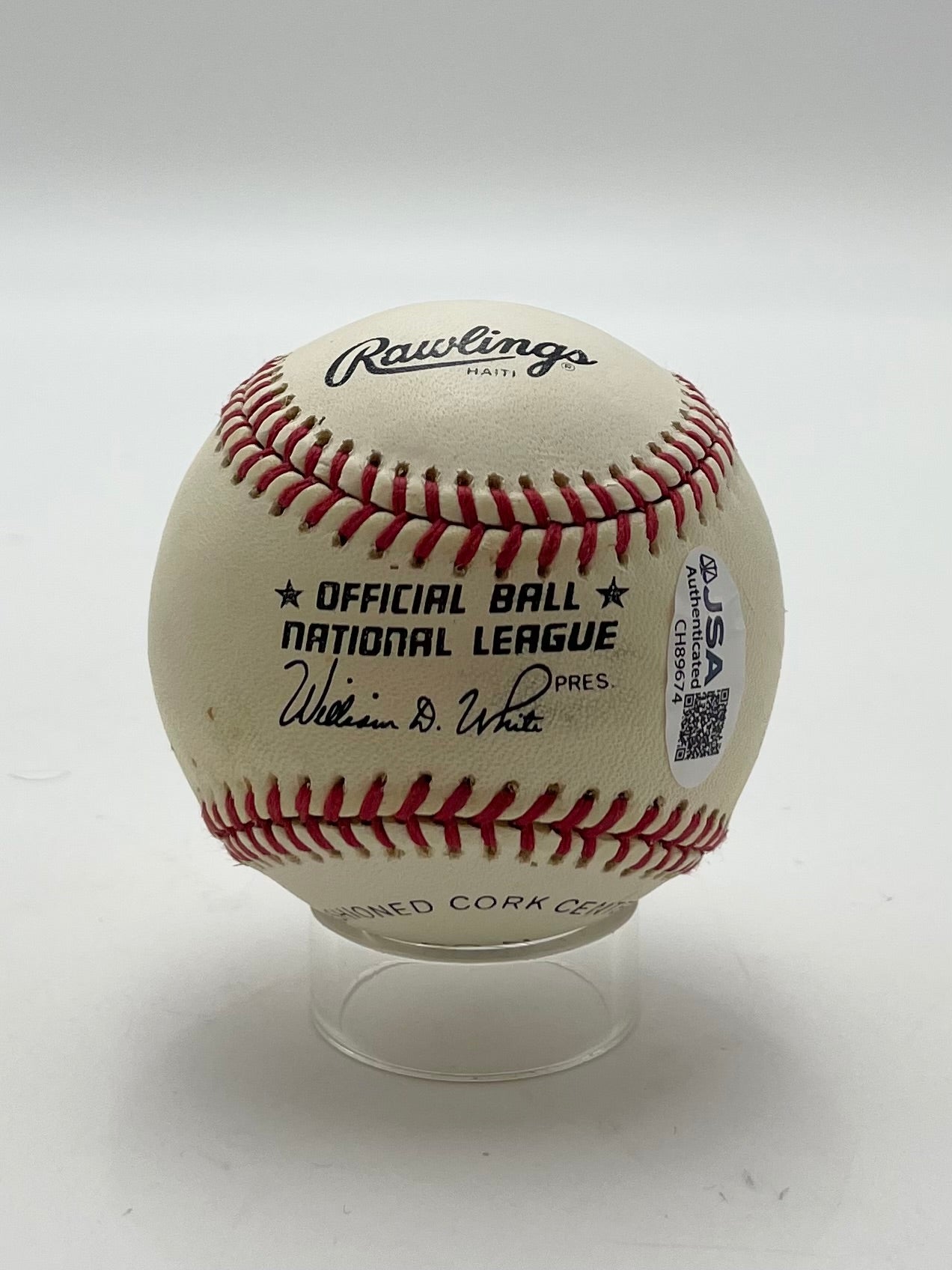 Buck Leonard HOF Signed/Autographed ONL Baseball Homestead Grays JSA 201078