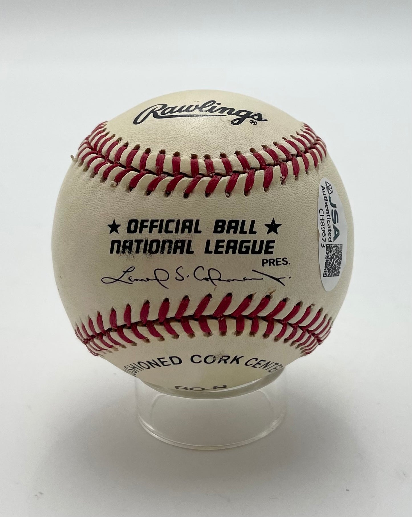 Willie McCovey HOF Signed/Auto ONL Baseball San Francisco Giants JSA 201079