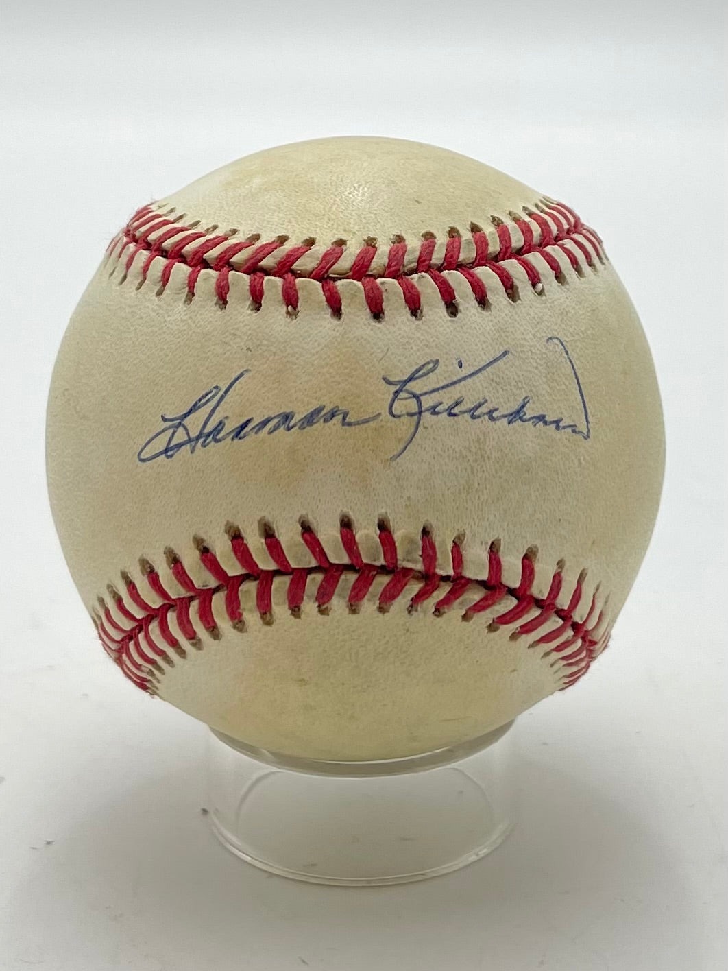 Harmon Killebrew HOF Signed/Autographed OAL Baseball Twins JSA 201085