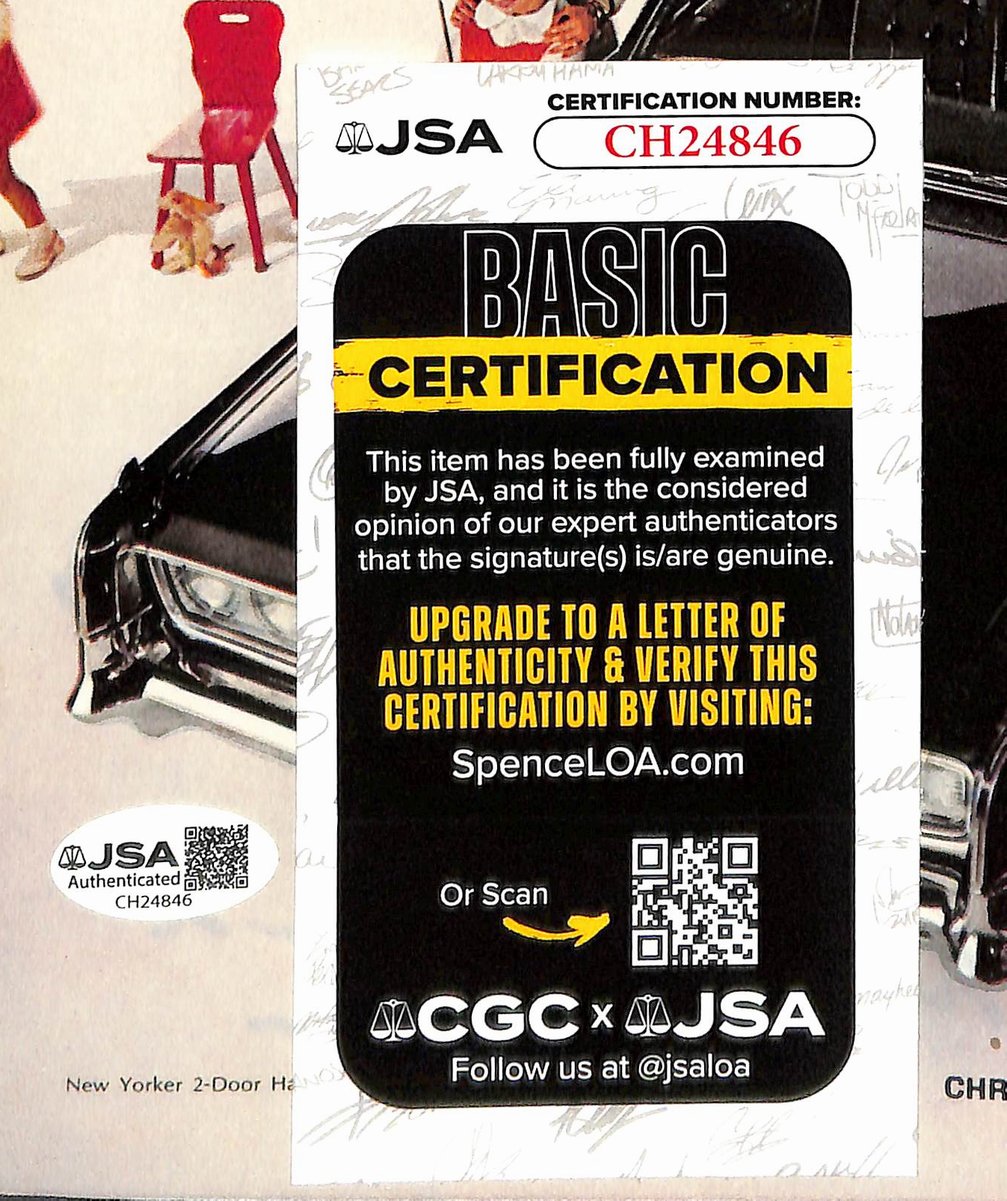 Bobby Hull HOF Signed/Inscr 1965 Sports Illustrated Magazine Black Hawks JSA1139