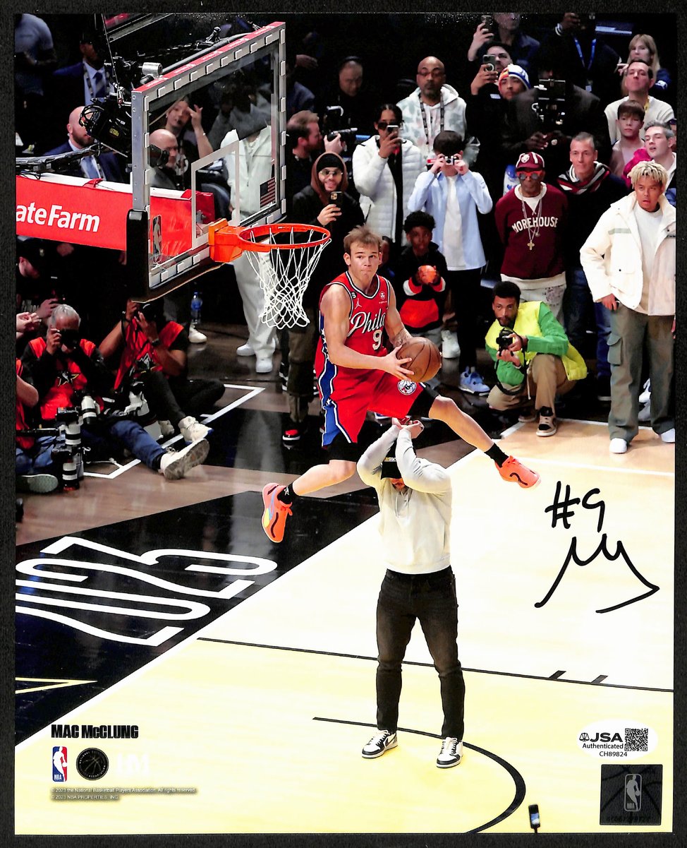 Mac McClung Signed/Autographed 8x10 Photo Slam Dunk Champ 76ers JSA 201109