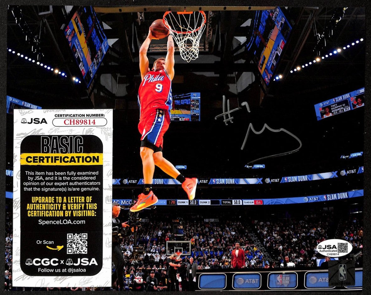 Mac McClung Signed/Autographed 8x10 Photo Slam Dunk Champ 76ers JSA 201110