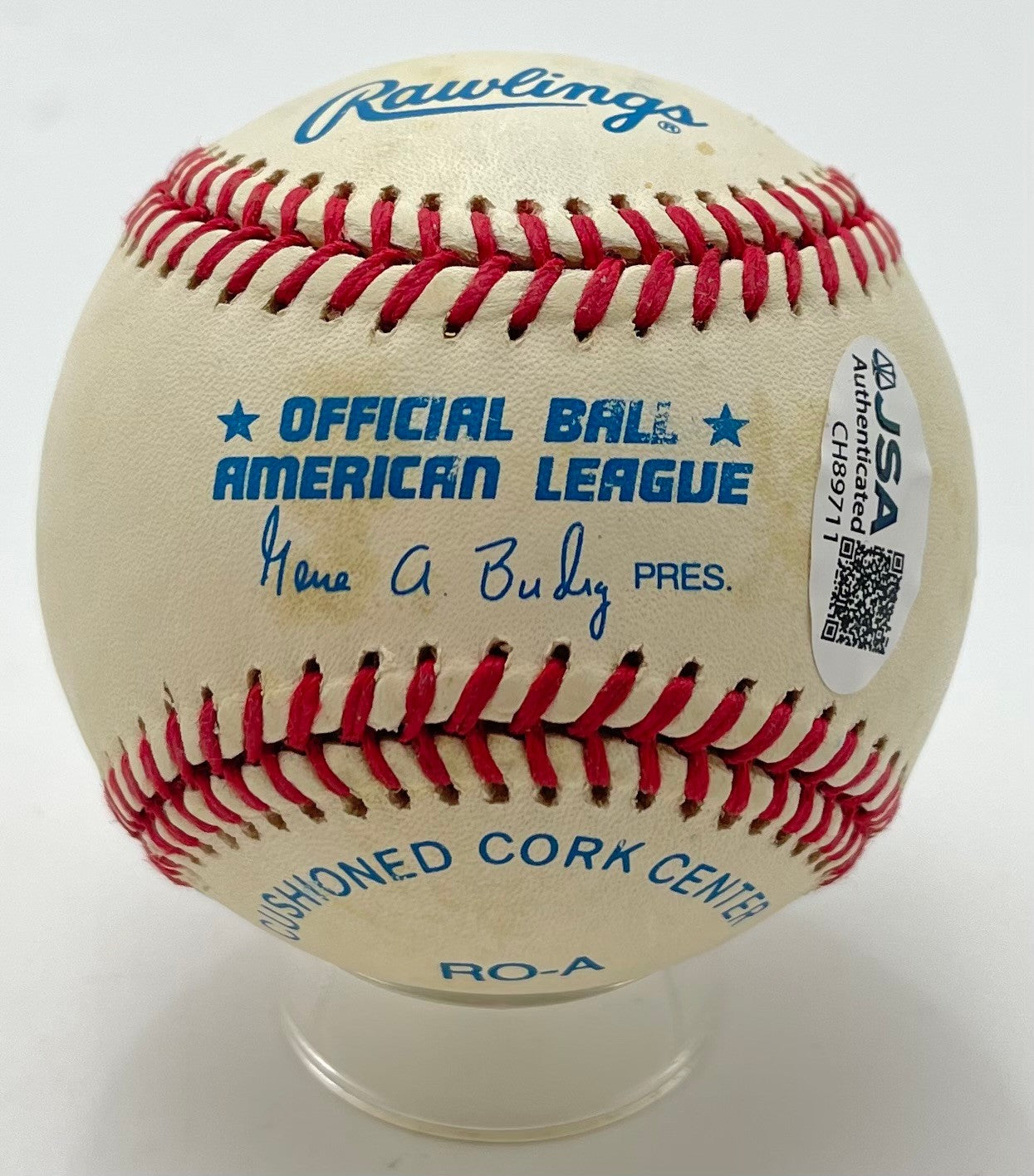 Luis Aparicio HOF Signed/Inscribed "HOF 84" OAL Baseball White Sox JSA 201152