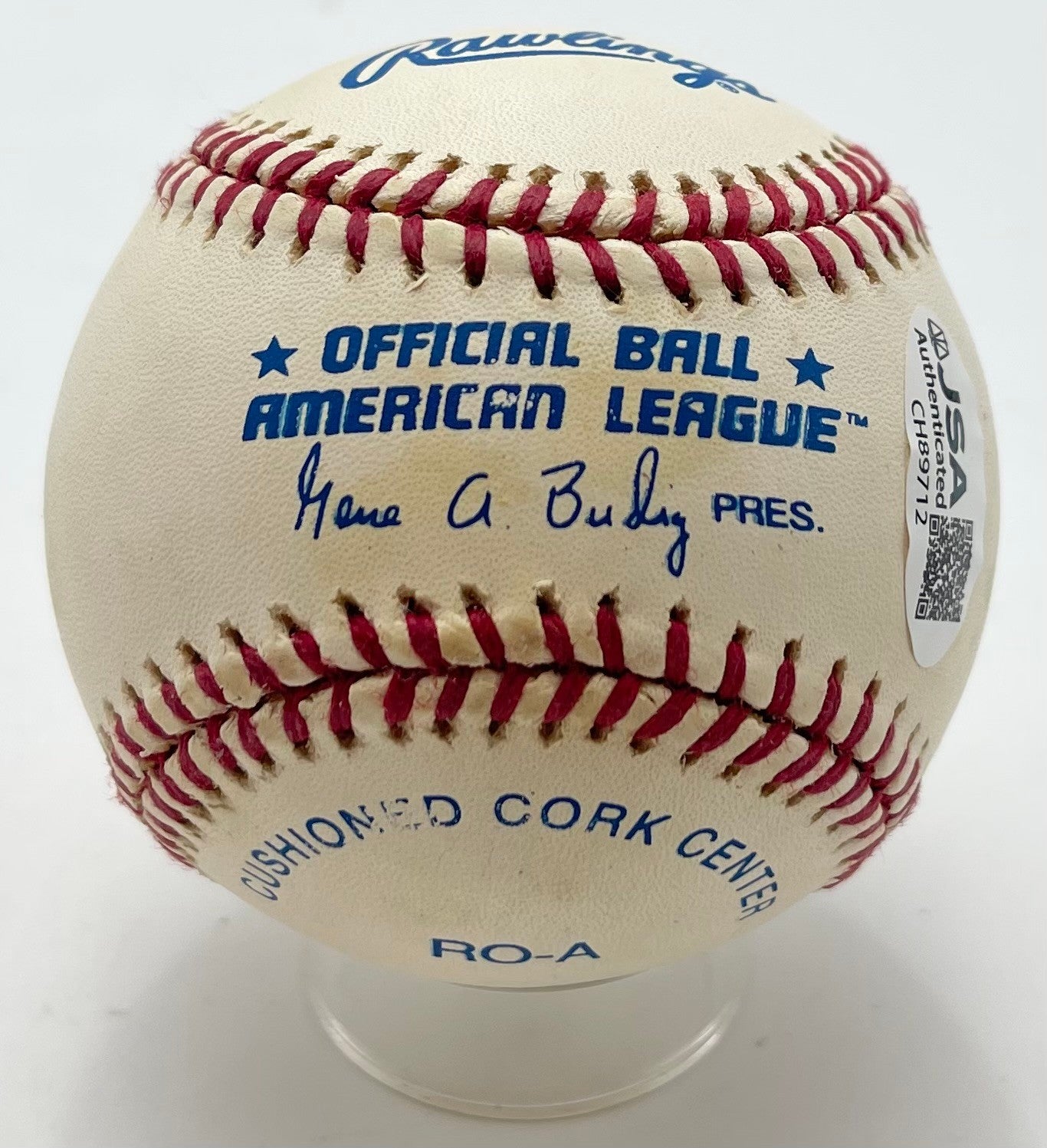 John Boog Powell Signed/Inscribed "1970 AL MVP" OAL Baseball Orioles JSA 201155