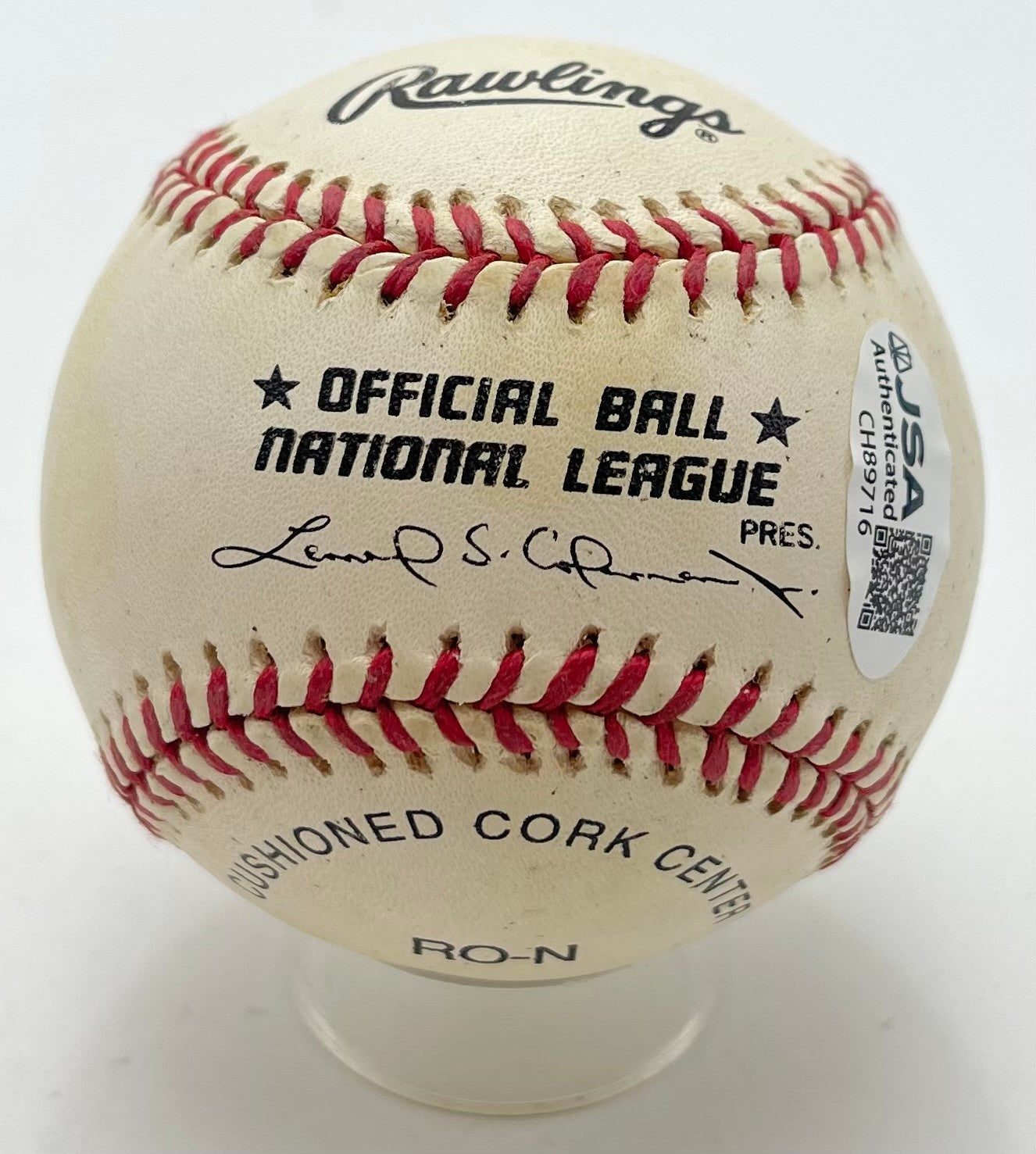 Barry Larkin HOF Signed/Autographed ONL Baseball Cincinnati Reds JSA 201156