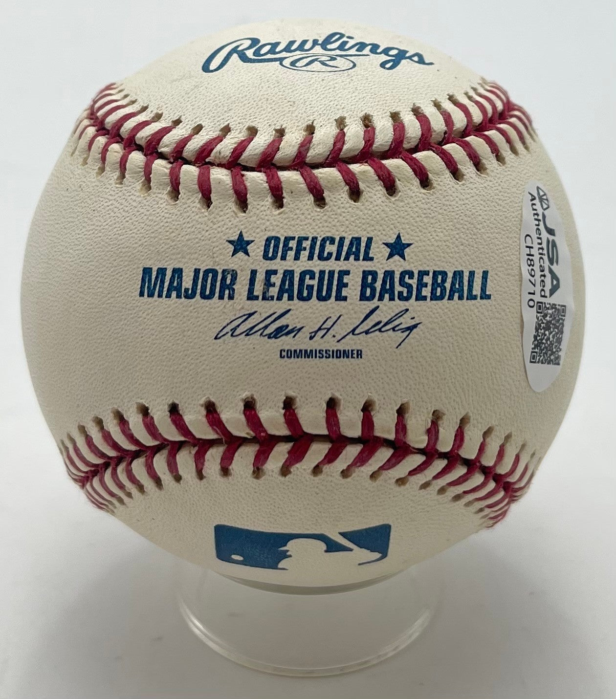 Ivan Rodriguez HOF Signed/Autographed OML Baseball Texas Rangers JSA 201160
