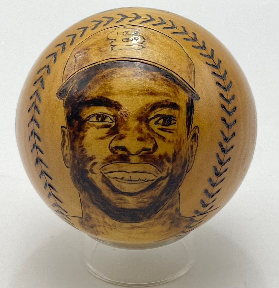 Lou Brock HOF Signed/Auto HOF Photo Baseball St. Louis Cardinals JSA 201145