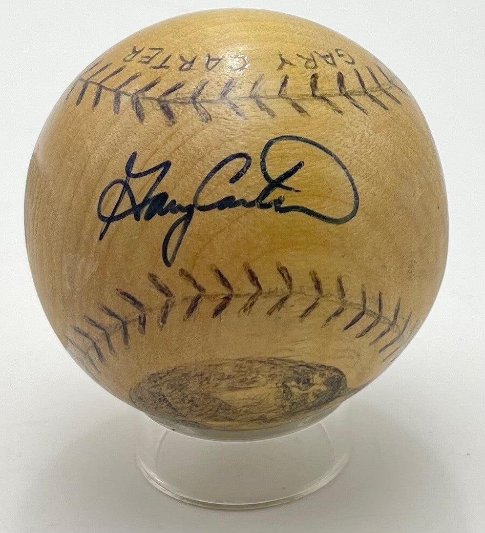 Gary Carter HOF Signed/Auto HOF Photo Baseball New York Mets JSA 201147