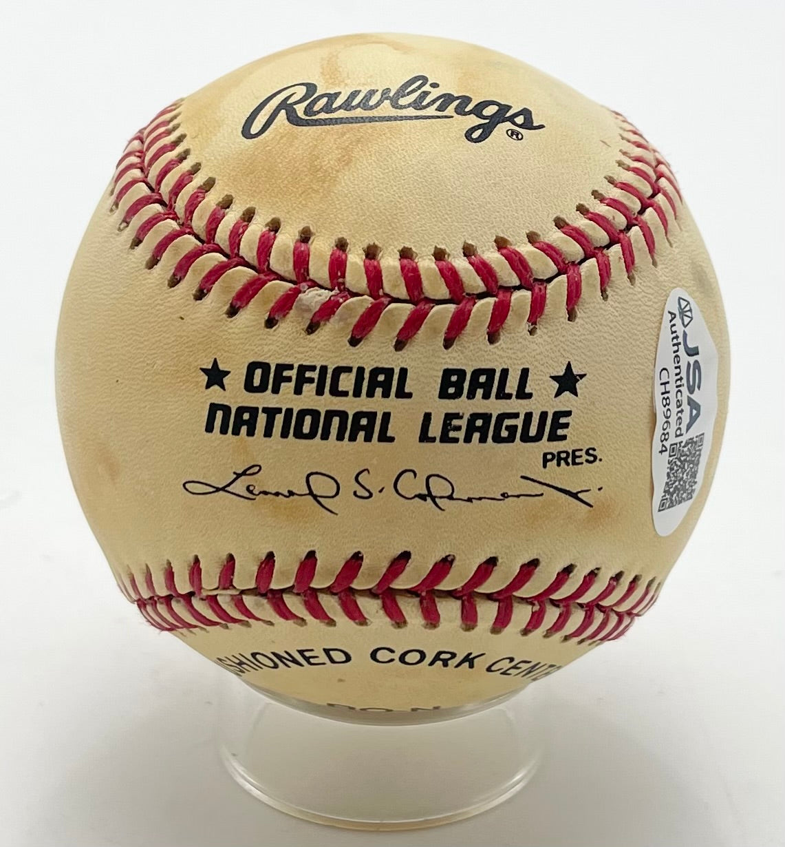 Duke Snider HOF Signed/Auto ONL Baseball Brooklyn Dodgers JSA 201122