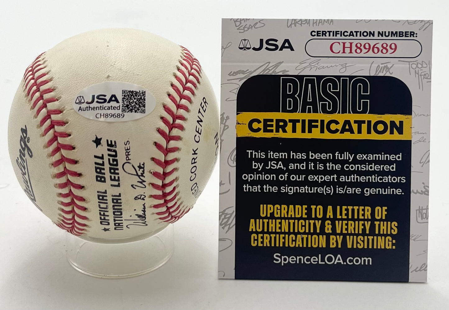Dick "Richie" Allen HOF Signed ONL Baseball Philadelphia Phillies JSA 201123
