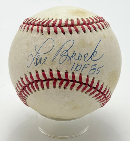 Lou Brock HOF Signed/Autographed ONL Baseball St. Louis Cardinals JSA 201124