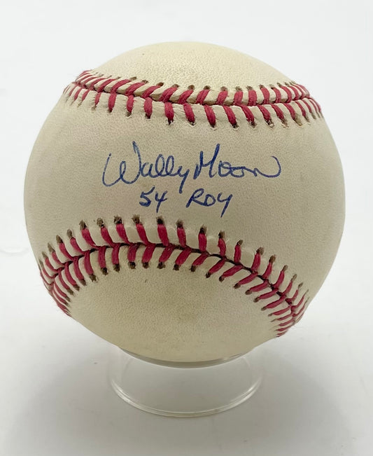 Wally Moon Signed/Autographed ONL Baseball Brooklyn Dodgers JSA 201126
