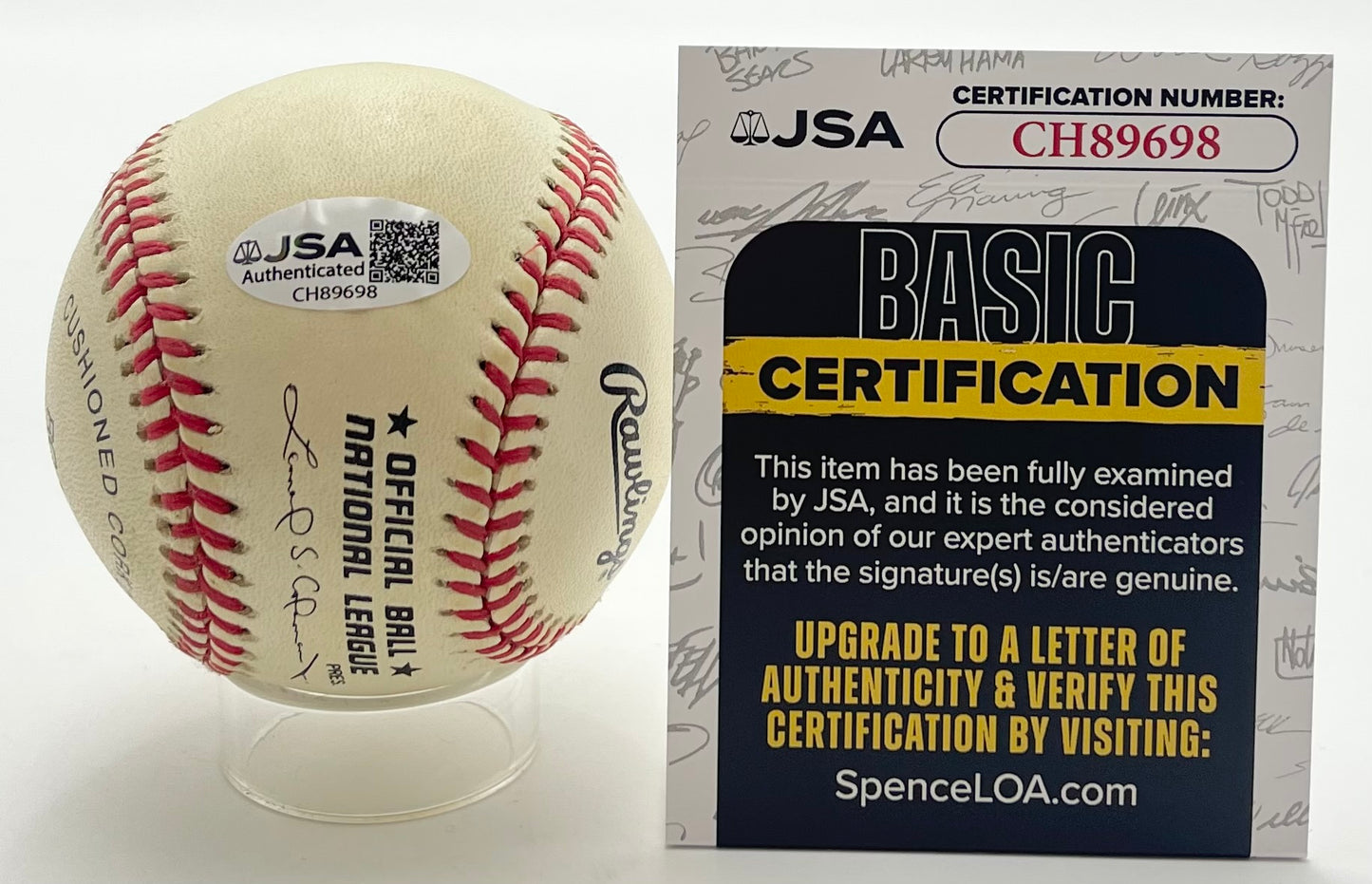 Eddie Miksis Signed/Autographed ONL Baseball Brooklyn Dodgers JSA 201127