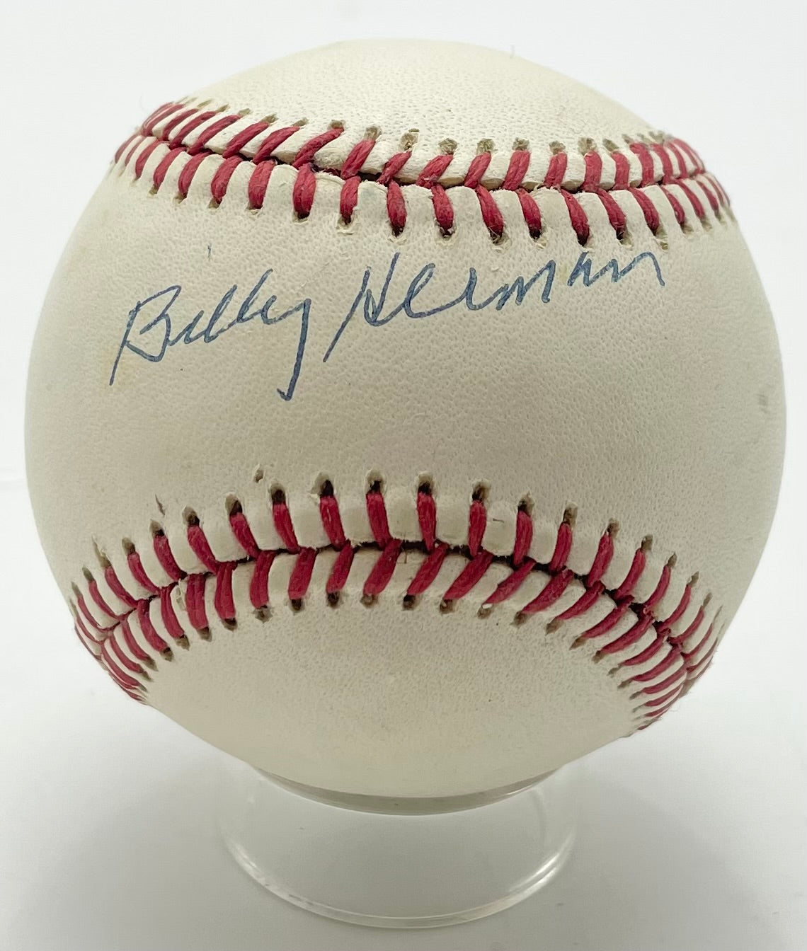 Billy Herman Signed/Autographed OAL Baseball Brooklyn Dodgers JSA 201128