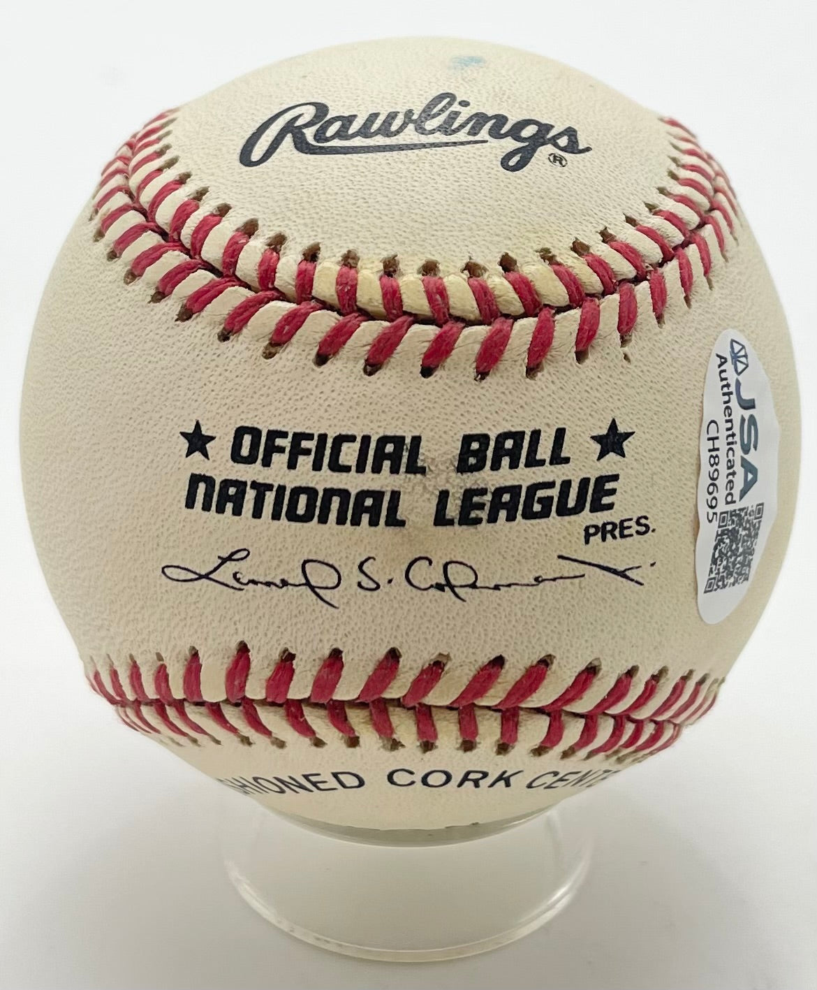 Gene Mauch Signed/Autographed ONL Baseball Brooklyn Dodgers JSA 201130