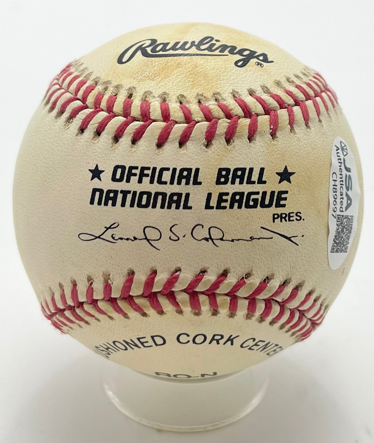 Cliff Dapper Signed/Autographed ONL Baseball Brooklyn Dodgers JSA 201133