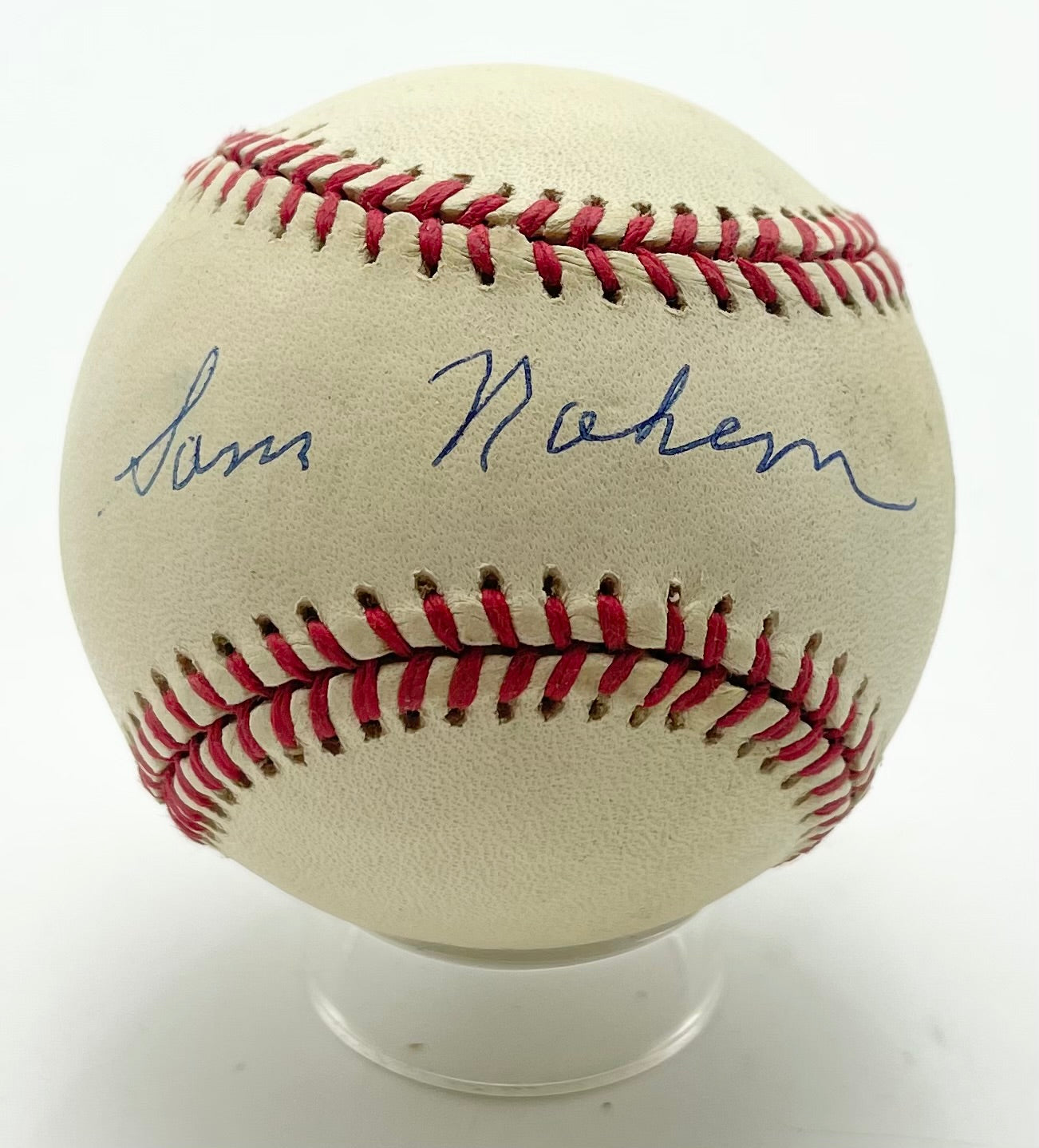 Sam Nahem Signed/Autographed ONL Baseball Brooklyn Dodgers JSA 201135