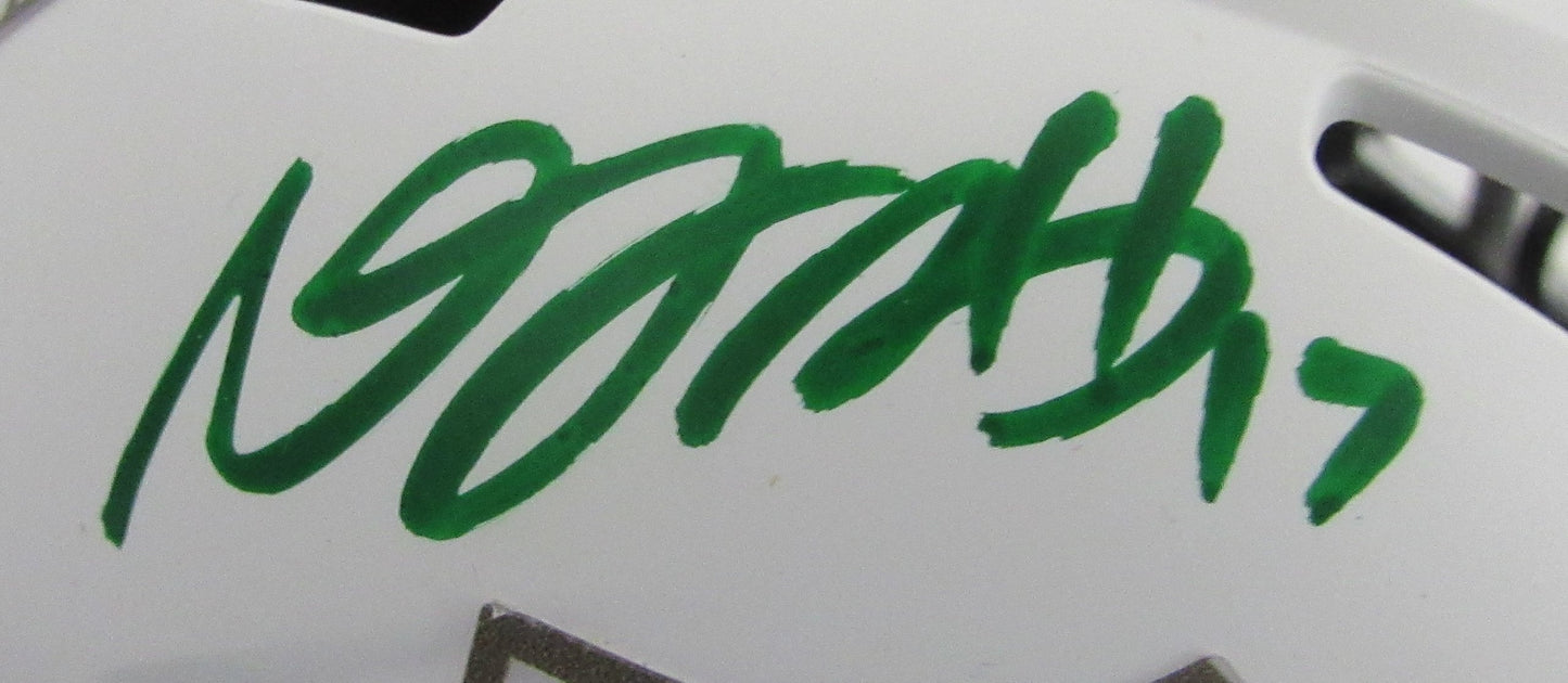 Davante Adams Signed/Auto Raiders Salute to Service Mini Helmet Beckett 200939