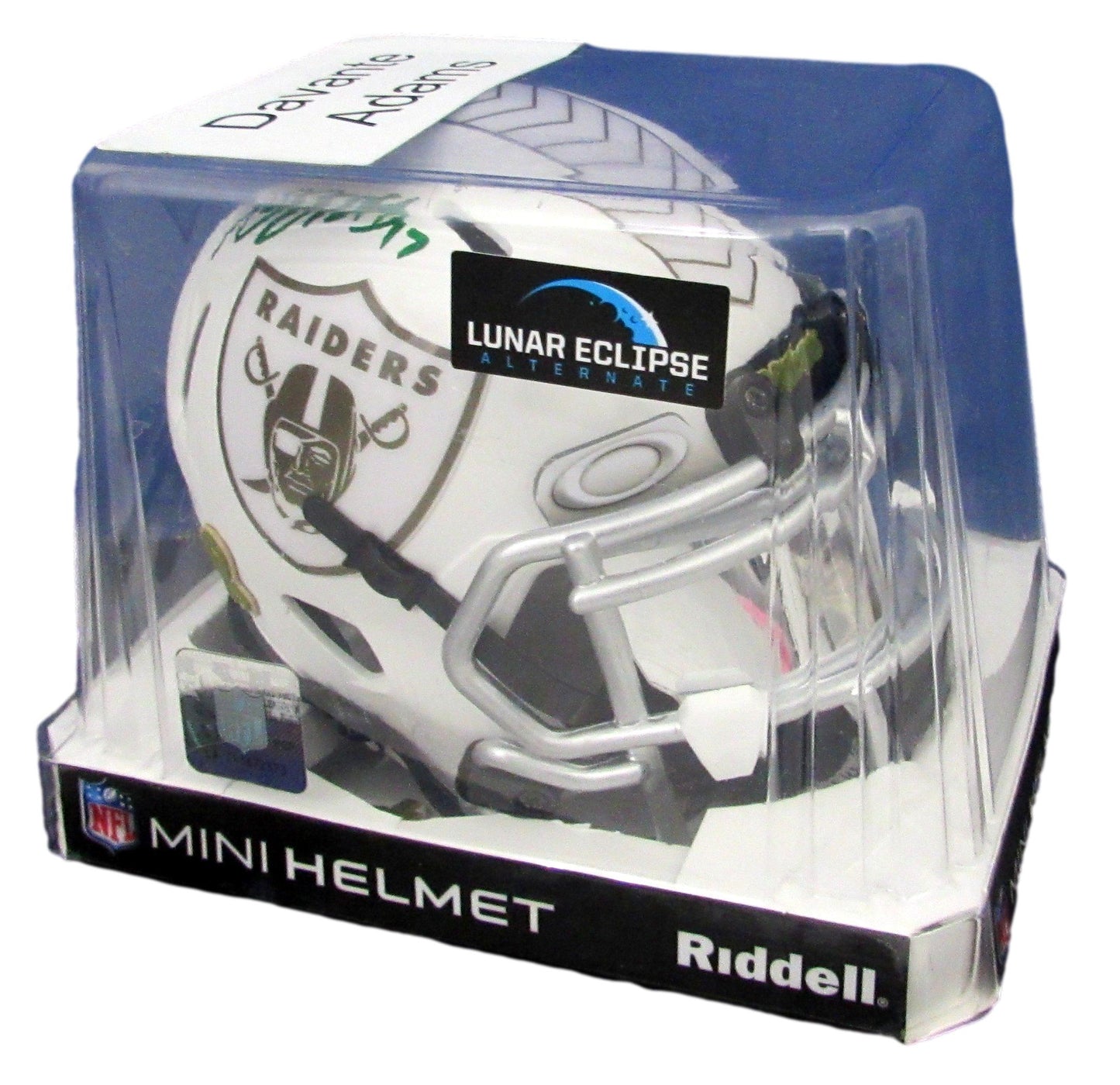 Davante Adams Signed/Auto Raiders Salute to Service Mini Helmet Beckett 200939