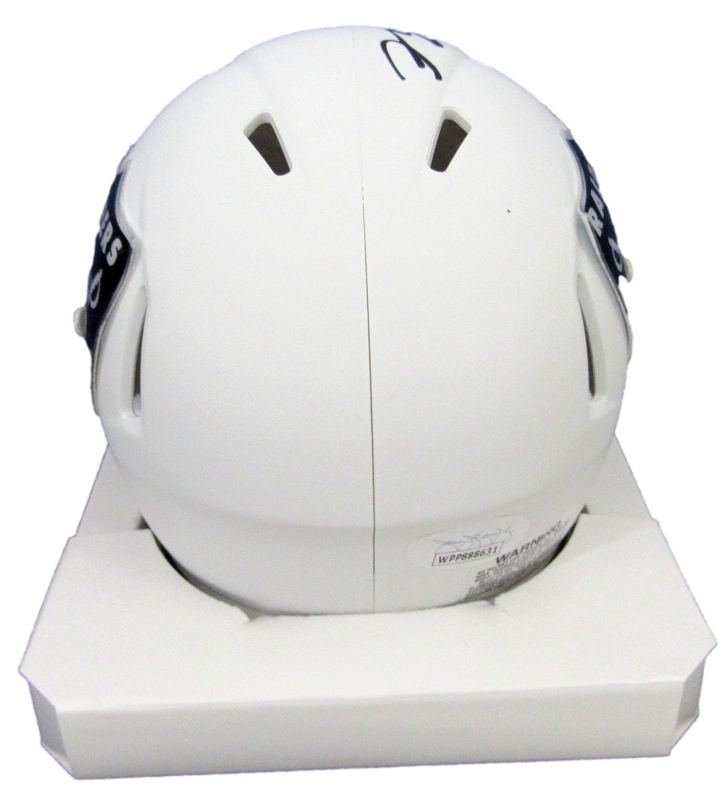 Maxx Crosby Signed/Auto Raiders White ICE Alternative Mini Helmet JSA 2009402