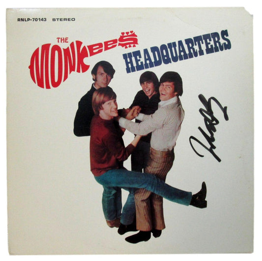 Mickey Dolenz Signed/Auto The Monkees Headquarters Album LP Vinyl JSA 201219