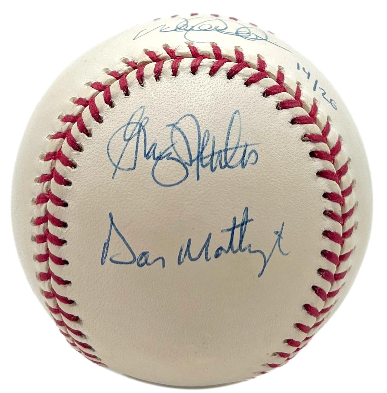 Yankees Captains Multi-Signed/Auto by (5) MLB Baseball Steiner MLB Holo 201189