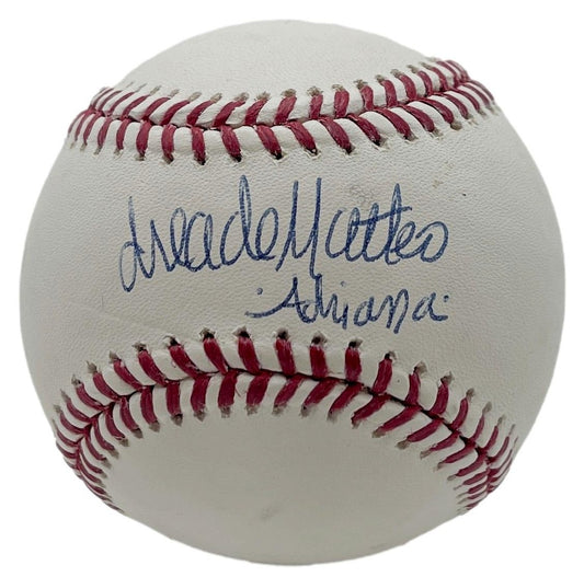 Drea de Matteo Signed/Inscribed OML Baseball "Adriana Soprano" JSA 201192