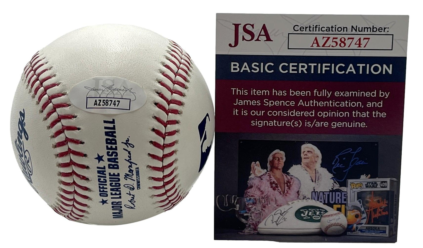 Paul Shaffer/Will Lee Signed OML Baseball World's Most Dangerous Band JSA 201194