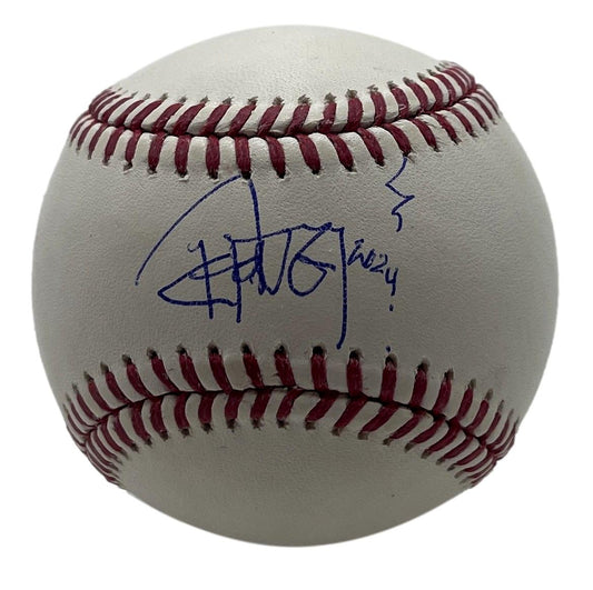 Tommy Chong Signed/Auto OML Baseball Actor "Cheech & Chong" JSA 201196