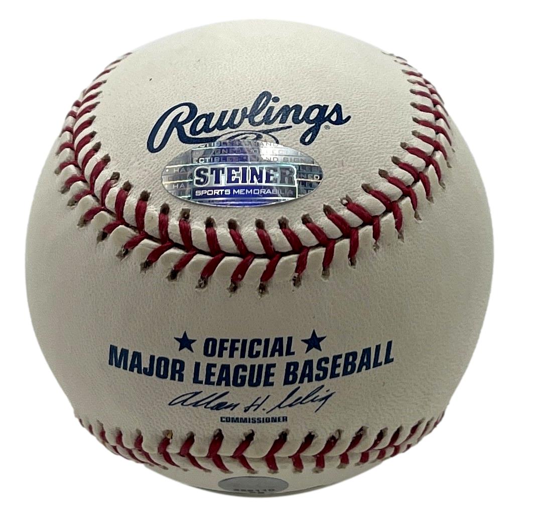 Chien-Ming Wang Signed/Auto OML Baseball New York Yankees Steiner 201198