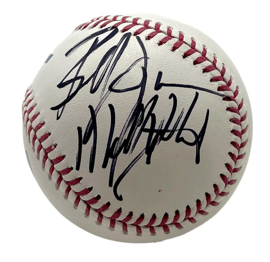 Bobby Ingram Signed/Auto OML Baseball Musician "Molly Hatchet Band" JSA 201200