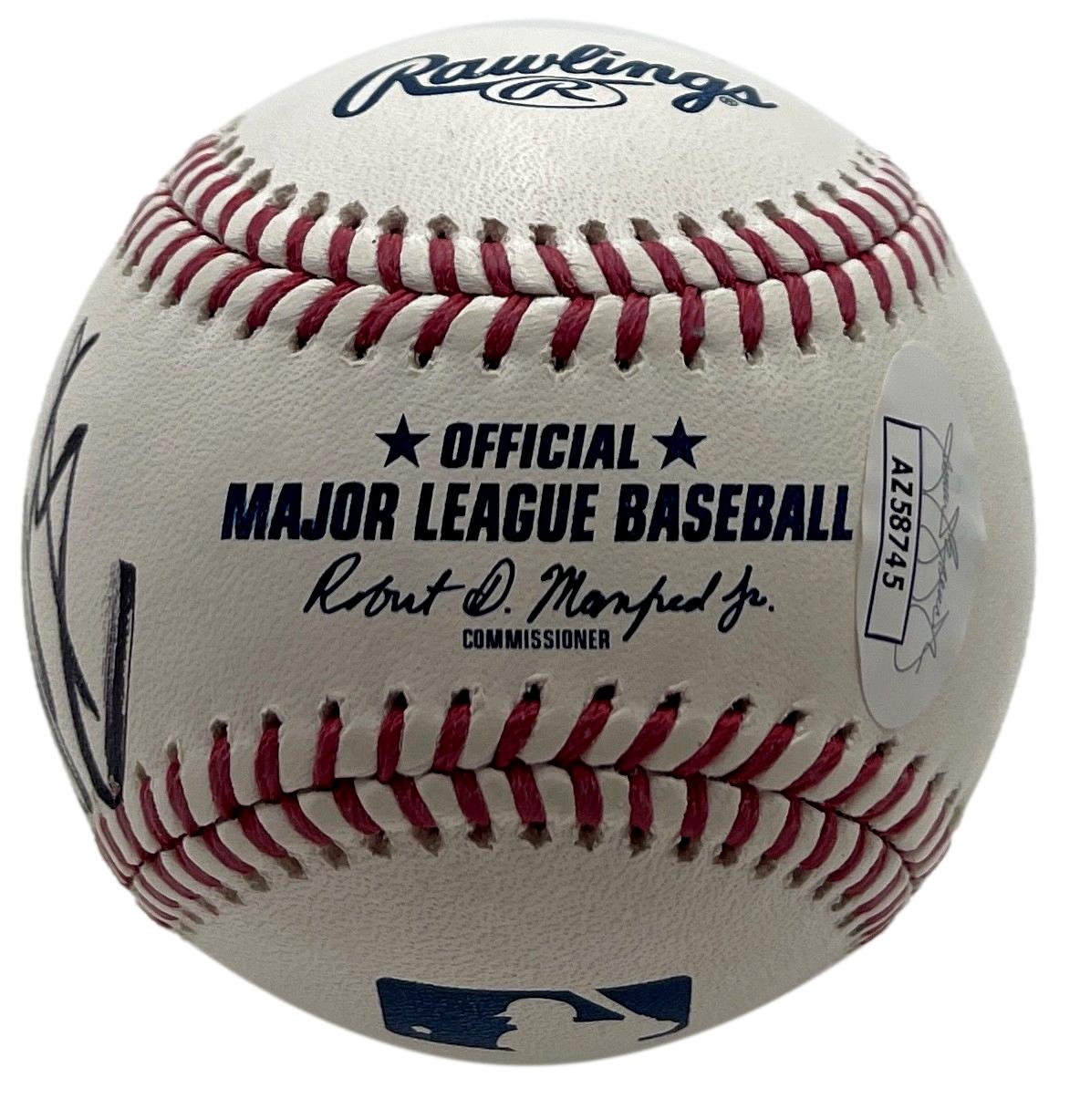 Bobby Ingram Signed/Auto OML Baseball Musician "Molly Hatchet Band" JSA 201200