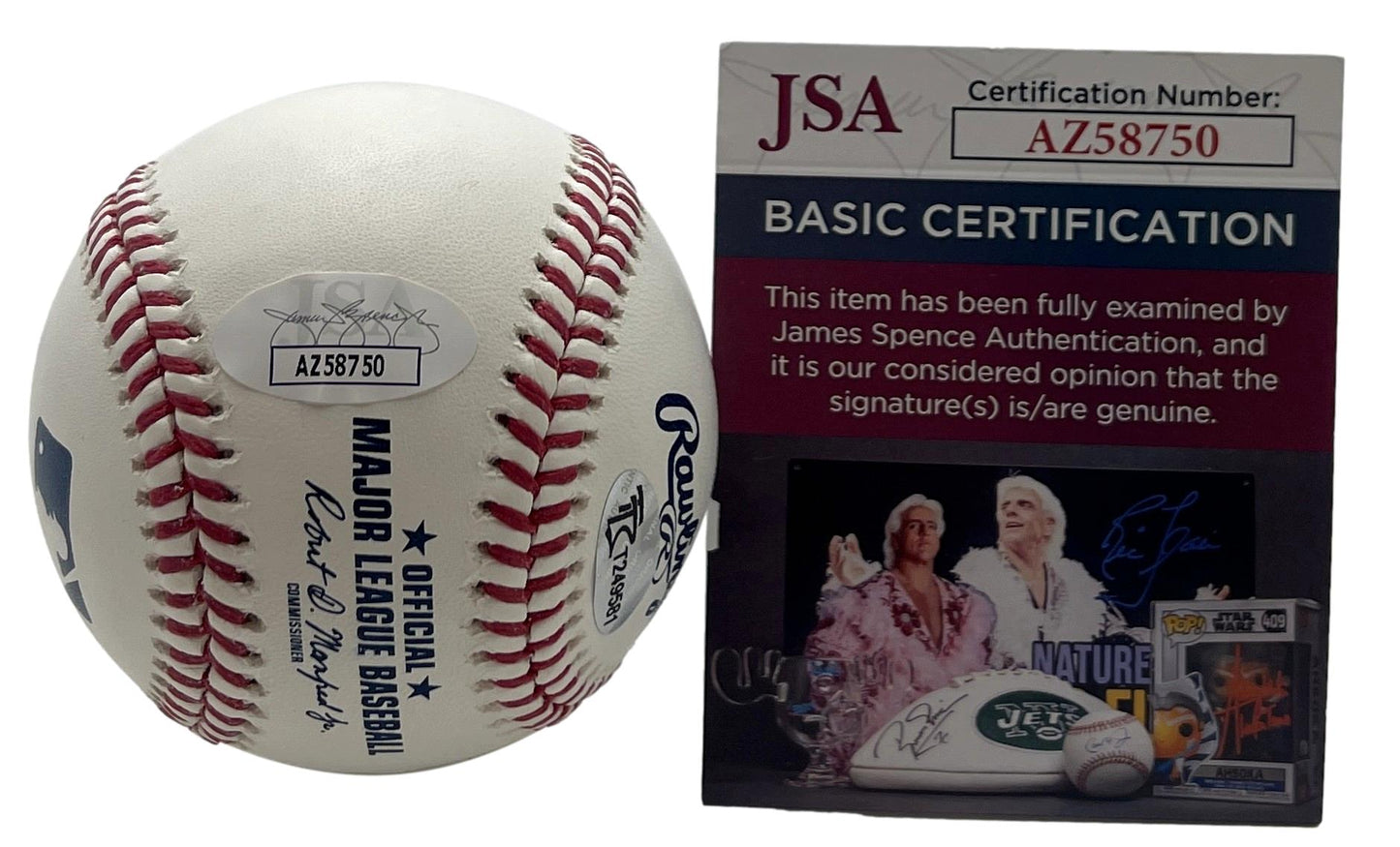 Ace Frehley Signed/Autographed OML Baseball Kiss Guitarist JSA 201202