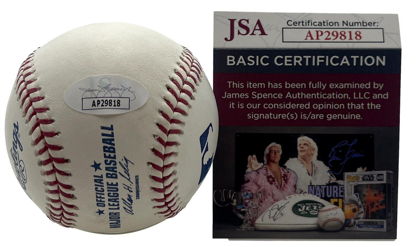 Rudy Guliani Signed/Autographed OML Baseball New York Mayor JSA 201211